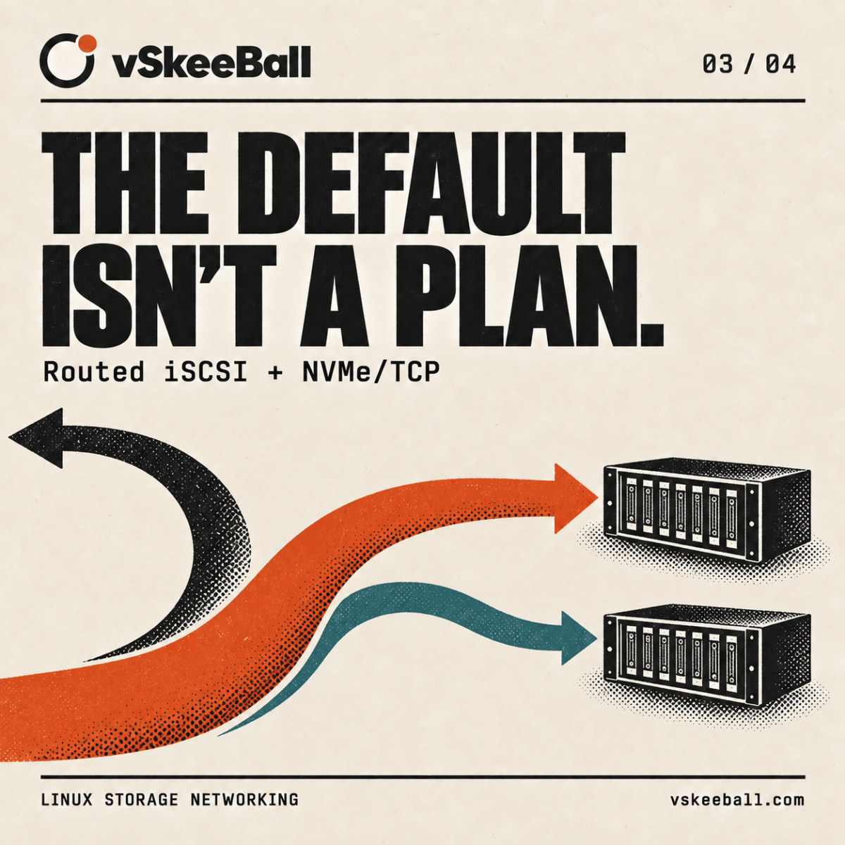 Routed iSCSI and NVMe/TCP: Linux Routes and&nbsp;VRFs